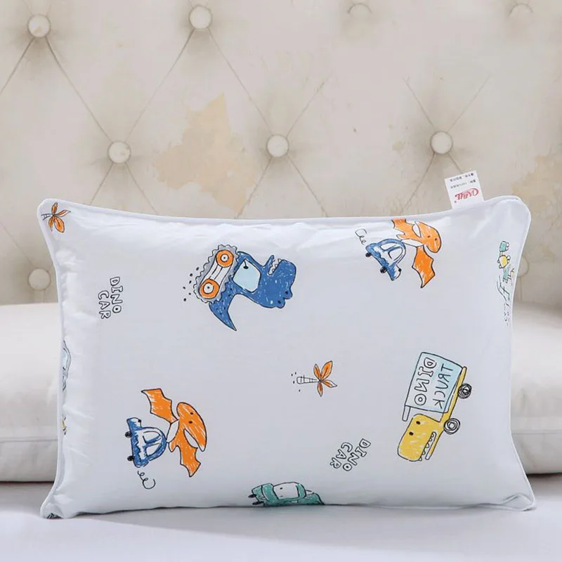 Korean Cute Style Pure Cotton Infant Pillowcase Cartoon Pattern Children Pillow Covers Kindergarten Baby Sleeping Pillow Case