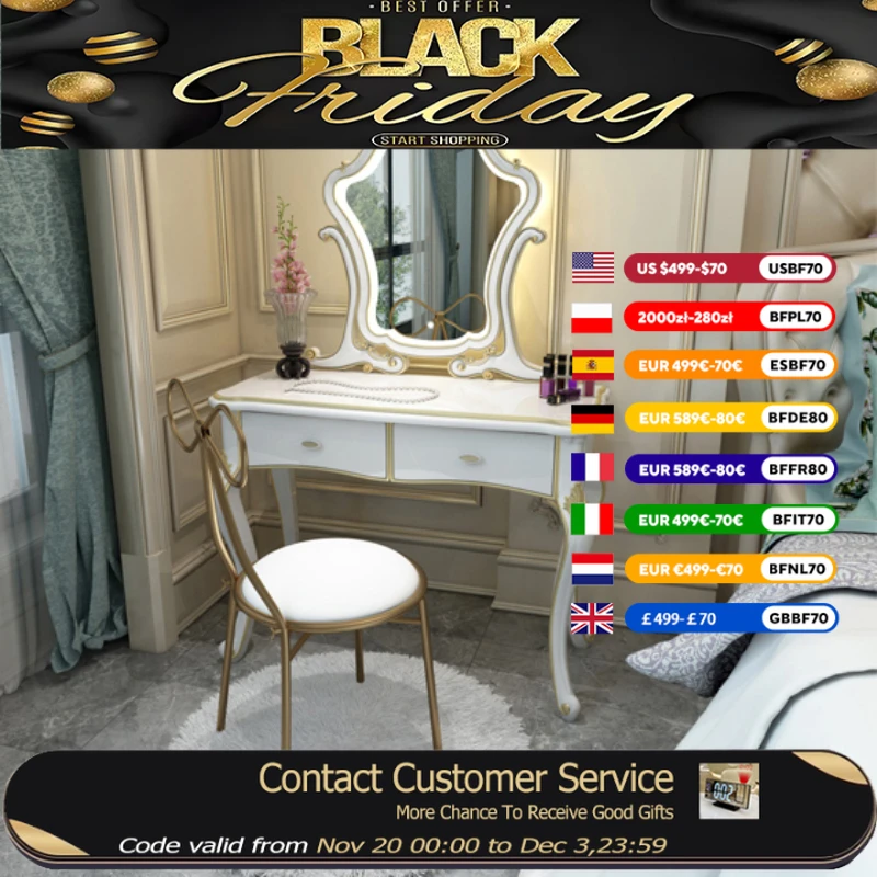 

Эстетический белый туалетный столик для хранения, скандинавский современный органайзер, комод для макияжа, роскошная компактная мебель Schmink Tisch, домашняя мебель