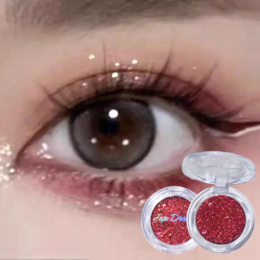 モノクログリッターアイシャドウ – マーメイドシマー、コンパクト&ポータブル、マルチカラーオプション、ウォータープルーフ、認定済み、ビーガン、簡単にブレンド可能