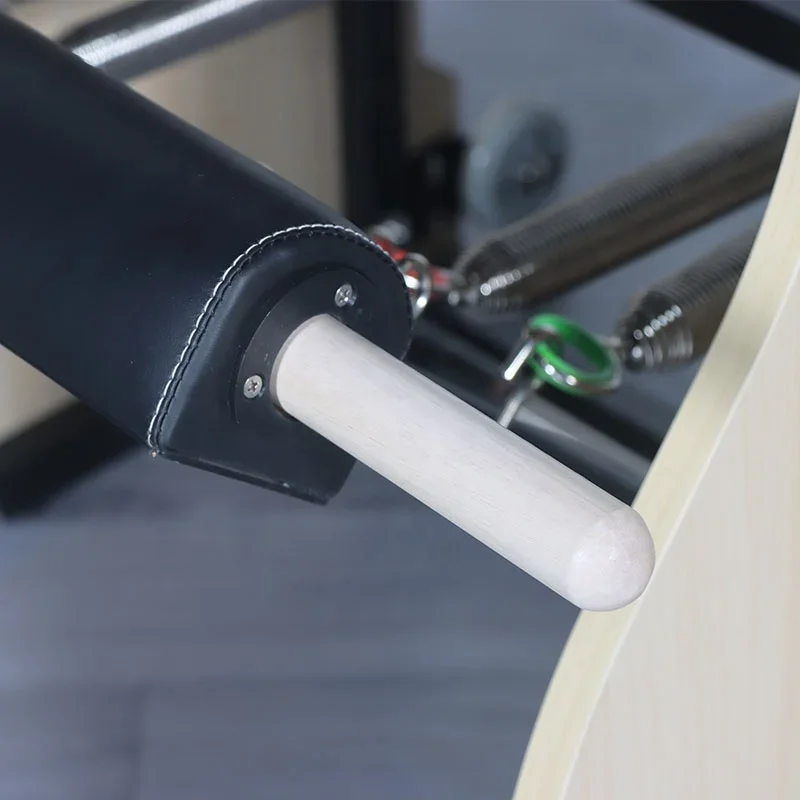 سعر الجملة معدات بيلاتيس المصلح كرسي بيلاتيس كومبو من خشب القيقب الأبيض #3