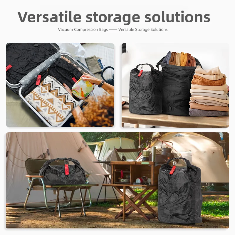 야외 의류 압축 가방 진공 여행 방수 습기 방지 의류 정리 가방 캠핑 로드 트립 수하물 가방
