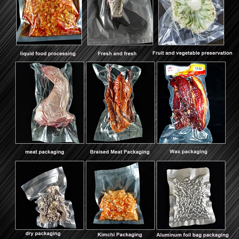 Vacuum Sealing Machine For Food Bags Double Chamber Flat Vacuum Packaging Machine Automatic Vacuum-Packer