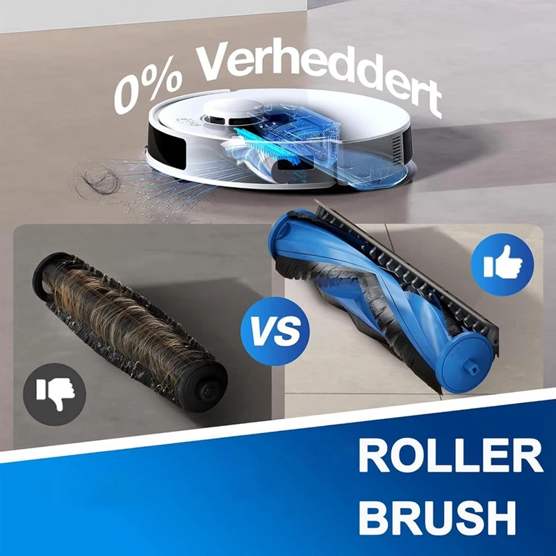 13 ชิ้นสําหรับ ECOVACS DEEBOT N20 Plus/N20/N20 PRO Plus เครื่องดูดฝุ่นเปลี่ยนชิ้นส่วนลูกกลิ้งแปรงด้านข้างกรอง Mop ผ้า