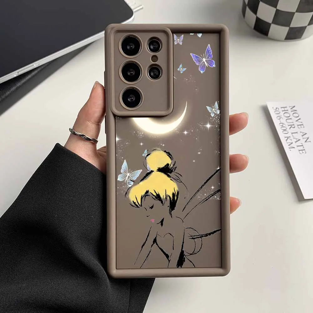 Disney Tinker Bell für Samsung Galaxy S25 S24 S23 S22 S21 S20 Plus Ultra FE Lite Augenleiter Handyhülle