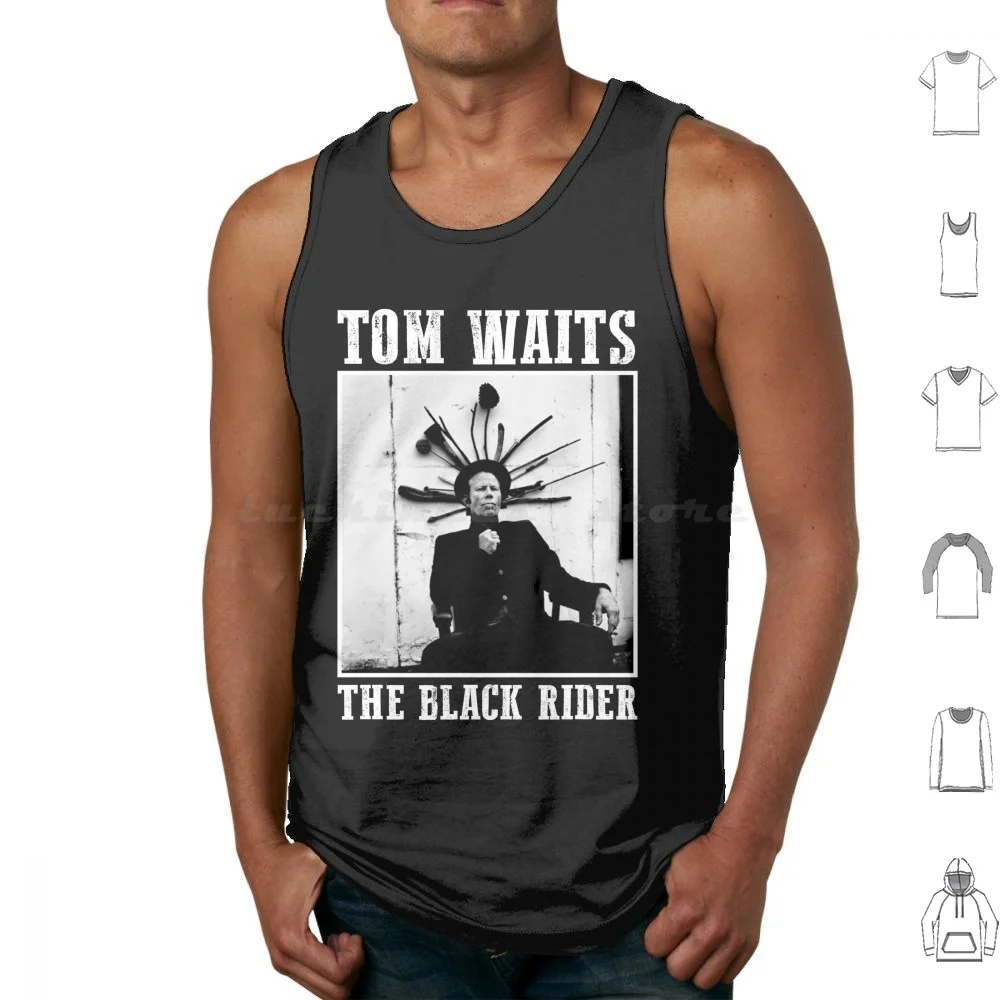 Tom Waits The Black Rider Tank Tops Vest Sleeveless Tom Waits Folk Folk Singer Guitar Player Jazz Singer Jazz Style Mashups