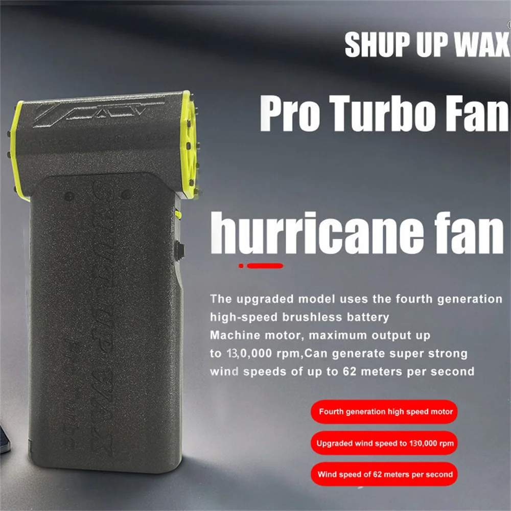 

130,000RPM Turbo fan Violent hair dryer high-speed brushless motor stepless speed regulation wind speed of max 62 m/s