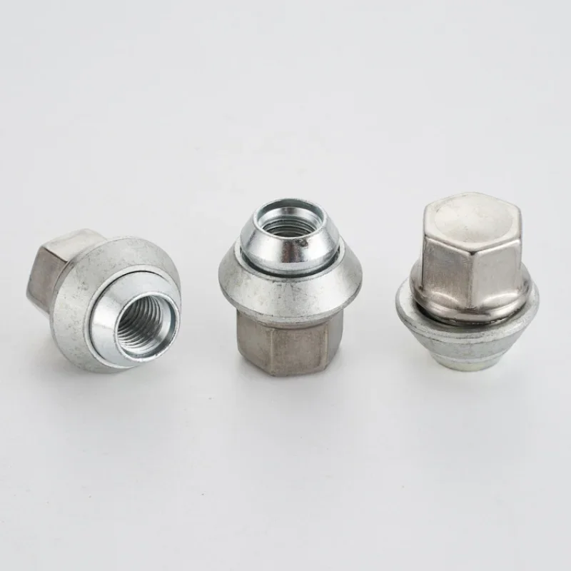 M12x1.5 Wheel Lug Bolts for Volvo C30 C70 S40 V40 V50 Wheel Hub Studs 10.9 Grade Alloy Steel Rim Screw Nut Caps Set