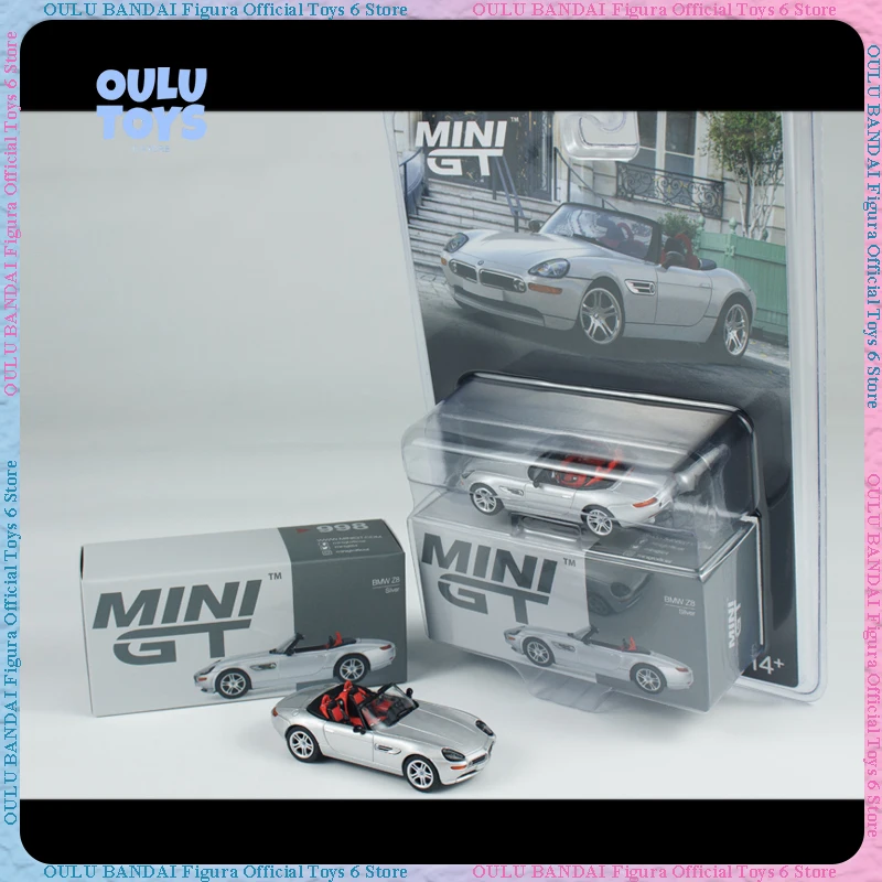 

Mini Gt 1:64 Bmw Z8 Кабриолет спортивного автомобиля из серебряного сплава, модель автомобиля, коллекция автомобилей, игрушки, настольные украшения, подарочная игрушка для мальчиков на заказ