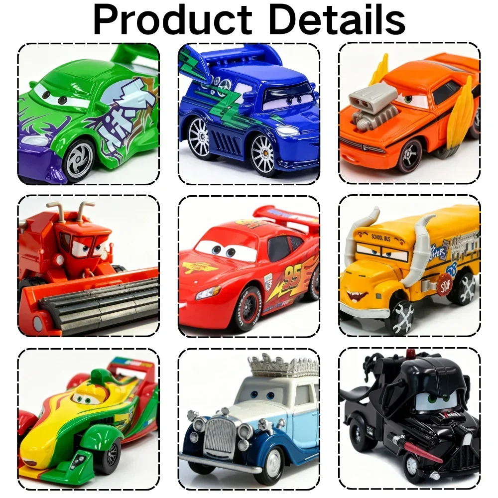 CAR IN STOCK Pixar Cars Lightning McQueen Mater as Darth Vader 1:55 Metal Model Racing Car Toys Christmas Birthday NEWYEAR Gifts