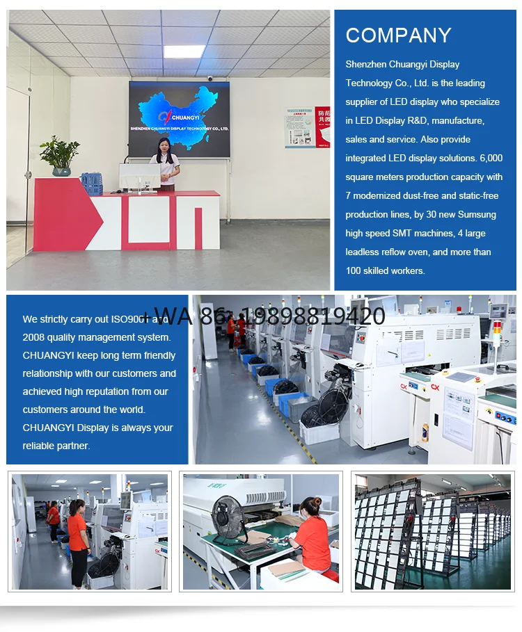 Full Color Magic Cube LED Display Commercial Advertising Screen  Wifi Control for Indoor Outdoor Use Offices Hospitals