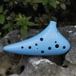 IRIN 12 Hole Ocarina 4 Colors ABS Plastic Ocarinas Musical Instrument Easy to Learn And Carry For Music Lover and Beginner