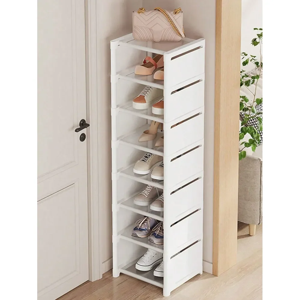 Compact MultiTier Shoe Rack Organizer Easy Assembly, Black White, SpaceSaving Storage For Entryway, Perfect For All Shoe Types,