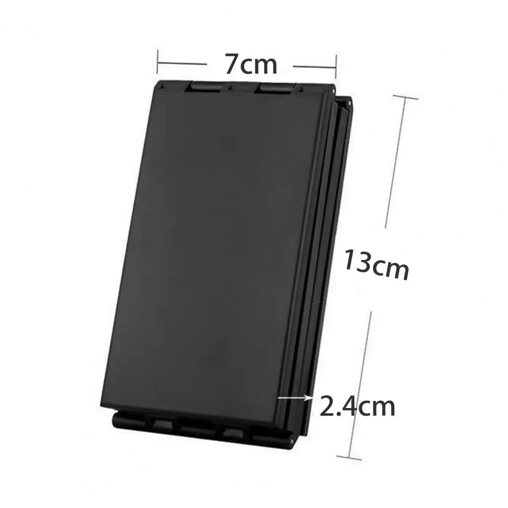 مرآة حلاقة قابلة للطي متعددة الزوايا قابلة للطي لقص الشعر الذاتي 360 درجة مرآة عرض 4-Way تجديل الحلاق مرآة محمولة باليد