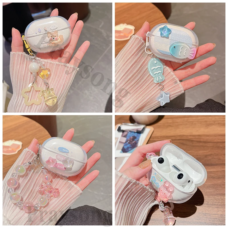 DIY Pro4 Freebuds Pro 3 Cover for Huawei Freebuds Pro3 Case Creative Cartoon for Free Buds Pro 4 Case for Huawei Buds Funda Box