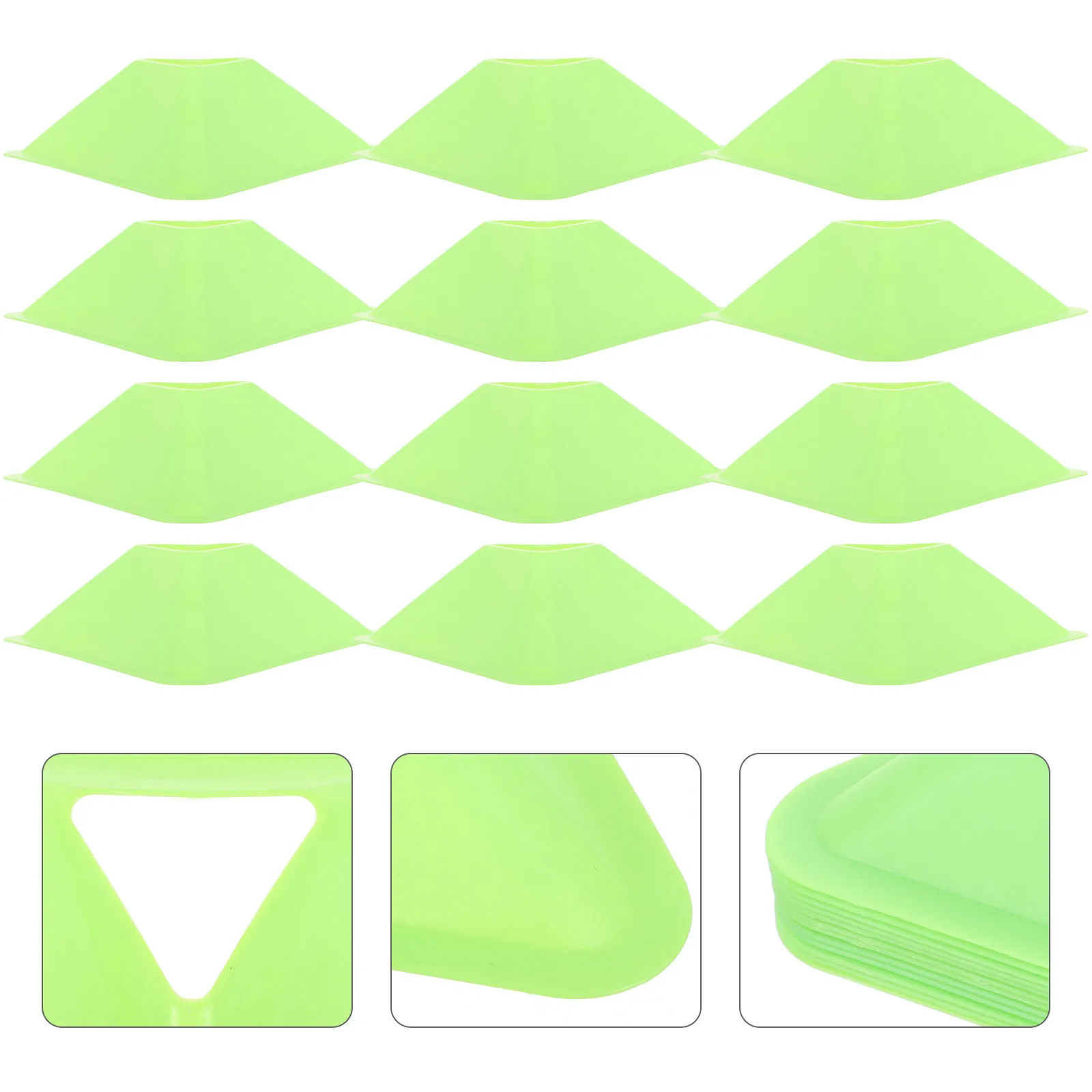 

12pcs Markers Football Training Tools Soccer Disc Cones Portable Plastic Cones For Sports Training Team Sports Equipment