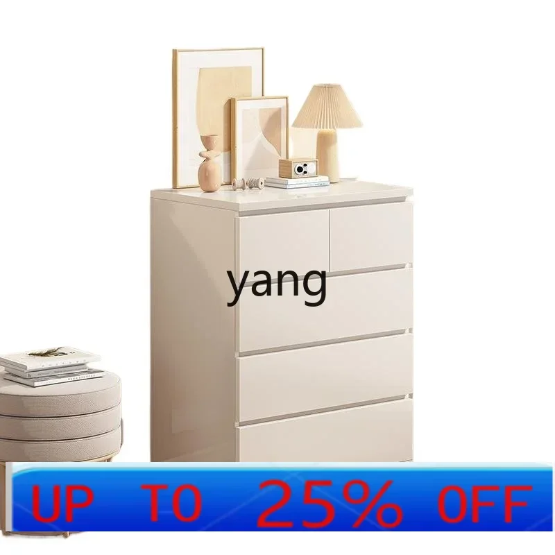 LMMmodern simple chest cabinet storage with table three-layer drawer quilt cover storage makeup table integrated