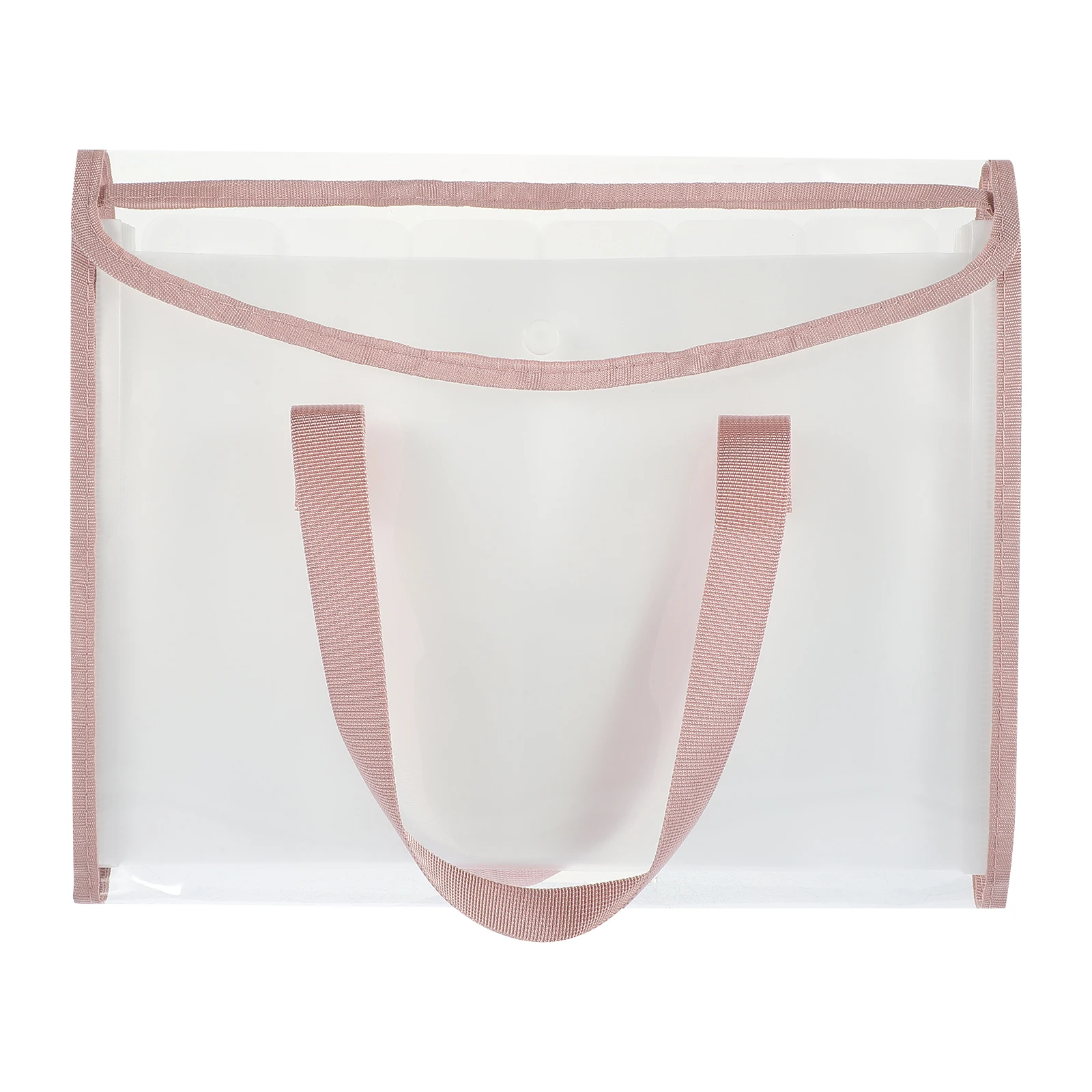 

Transparent File Folder Large Capacity PP Material Portable Document Organizer Multi Pocket Storage Bag For Papers Receipts