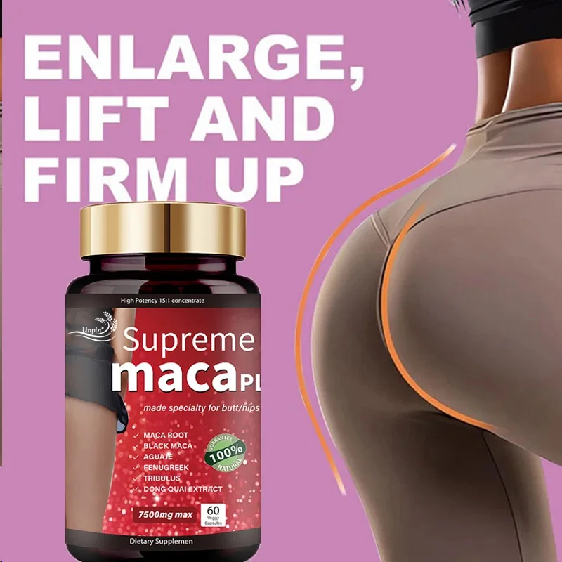 1 Bottle Lifting Capsule Ultimate Maca Buttock Butt Enhancement Pills Shaping Buttocks Compact Food