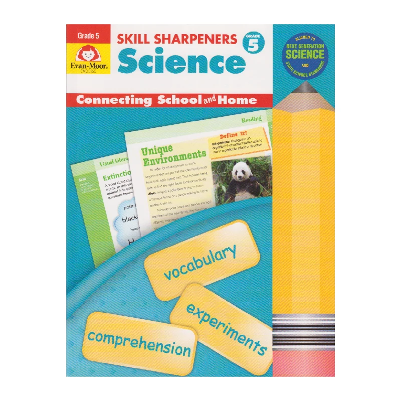 Evan-Moor Skill Sharpeners: Science, Grade 5 Workbook,aged 9 10 11 12, English book 9781629381572