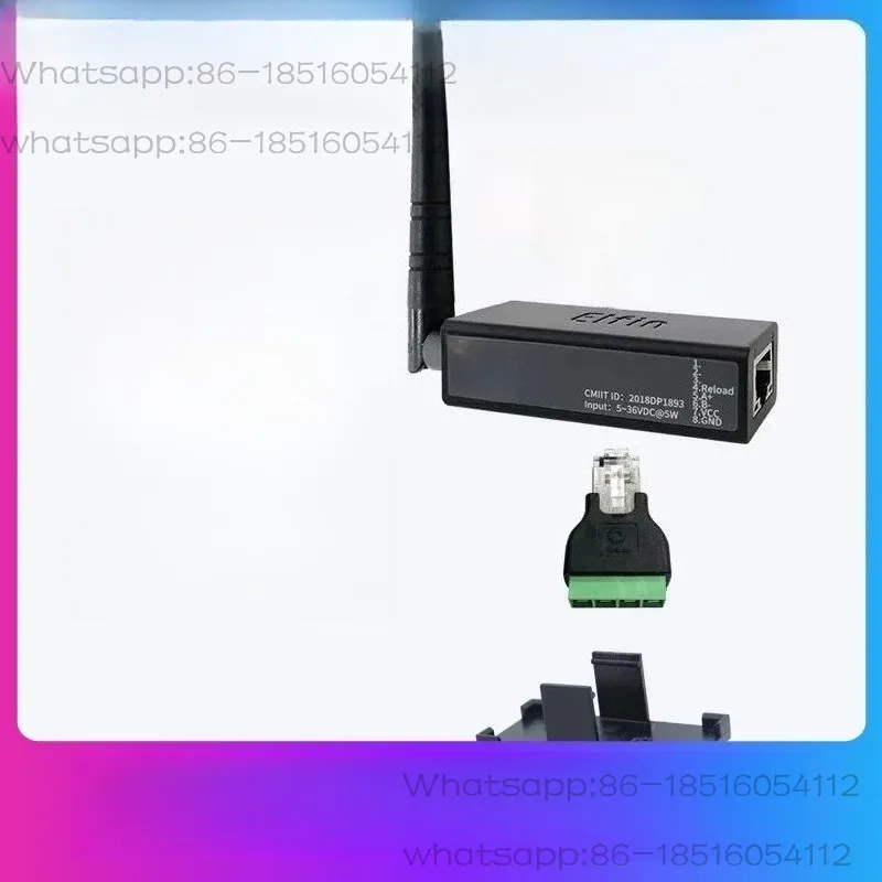 5~36V SmallestWireless Networking Devices RJ45 RS485 to WIFI Serial Server
