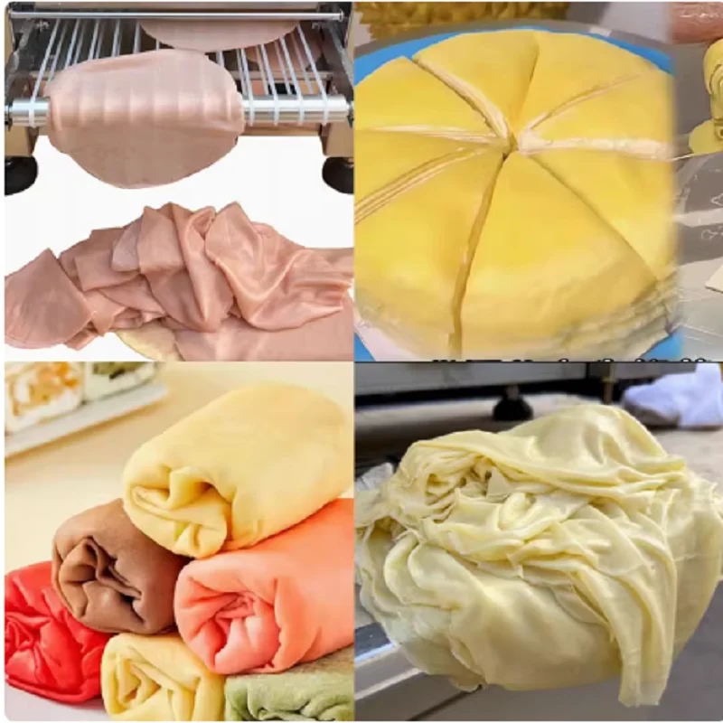 كريب عالي الكفاءة صنع شاباتي رقيقة صنع فطيرة صنع آلاف طبقة آلة صنع الكعك آلة صانع لفائف المناشف