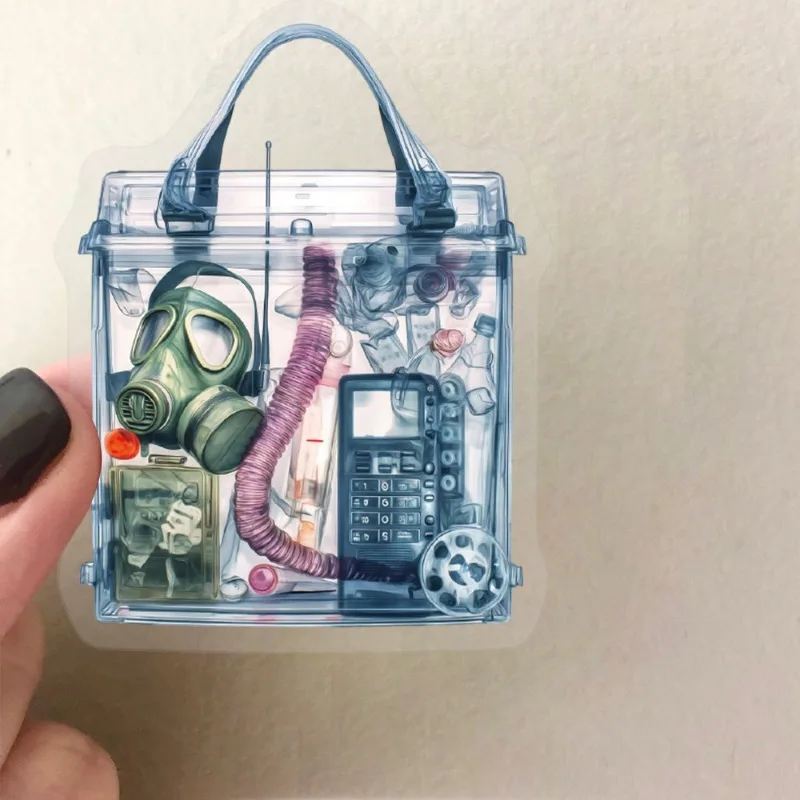 50개 만화 맞춤형 X-ray 비전 PET 창의적인 그래피티 장식 스티커