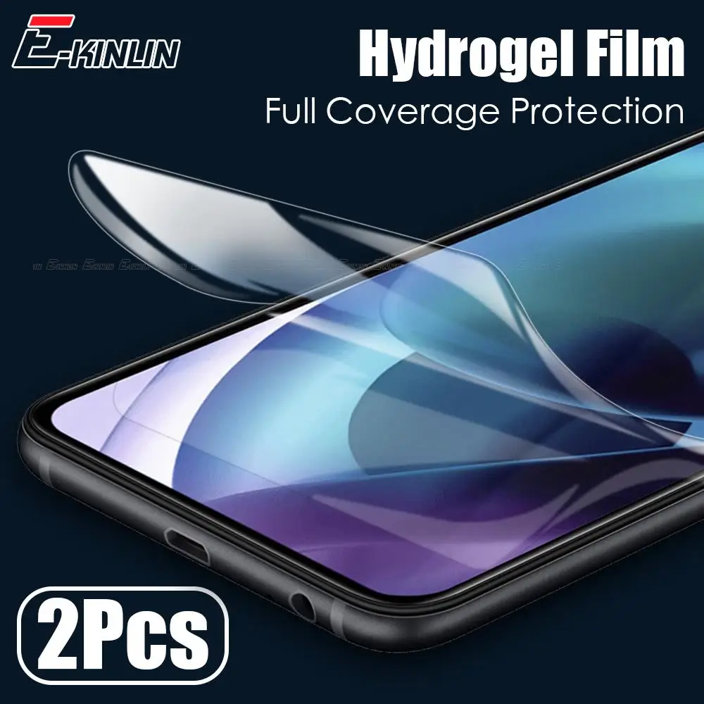 2Pcs Hydrogel Film Full Cover Screen Protector Protective Film For Motorola Moto G22 G62 G31 G71s G41 G82 G51 G52 G71 Not Glass