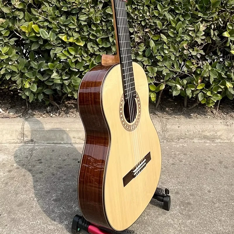 Instrumentos musicales Guitarra vintage Cuerda de nailon Guitarra flamenca española
