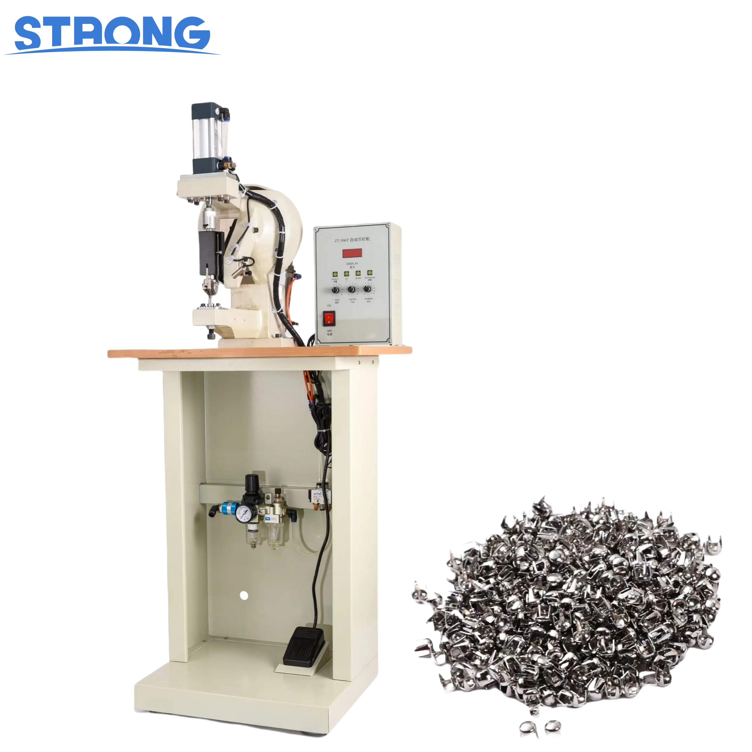 Eyelet Riveting Machine for Garment Making Claw Rivet Installing Machine Pearl Setting Machine Nail Beads Pearl Fixing