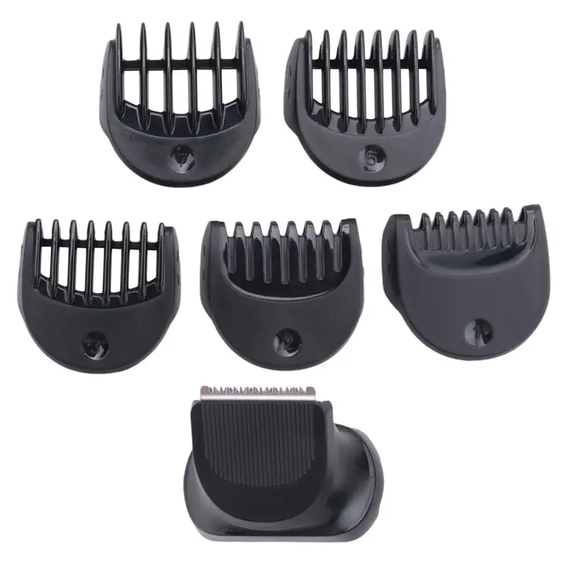 A74G-Beard Trimmer Head, Replacement Shaver Trimmer Head With 5-Piece 1/2/3/5/7Mm Guide Comb Trimming Set For Braun Series 3