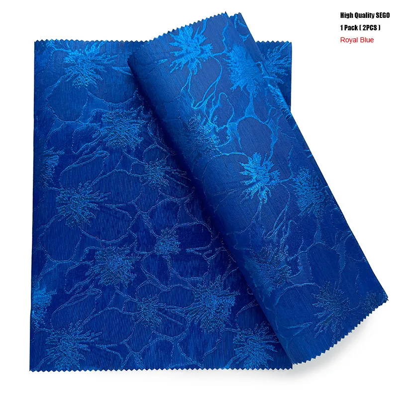 

Стильный головной убор SEGO 2025, 2 шт./упак., западноафриканское платье с галстуком на голову, жаккардовая вышивка, тюрбан, шарф, модная повязка для волос