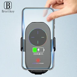 Car Wireless Charger Stand 10W Fast Wireless Charging Auto Bracket for iPhone 11 12 Pro Max Xs XR Samsung S20 S10 Note 10+ 9 8