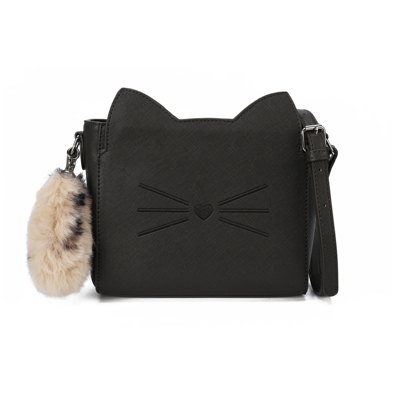 New Shoulder Bag Female Package  CAT Pattern Female Package Handbag Messenger Bag Cat Wings Bag