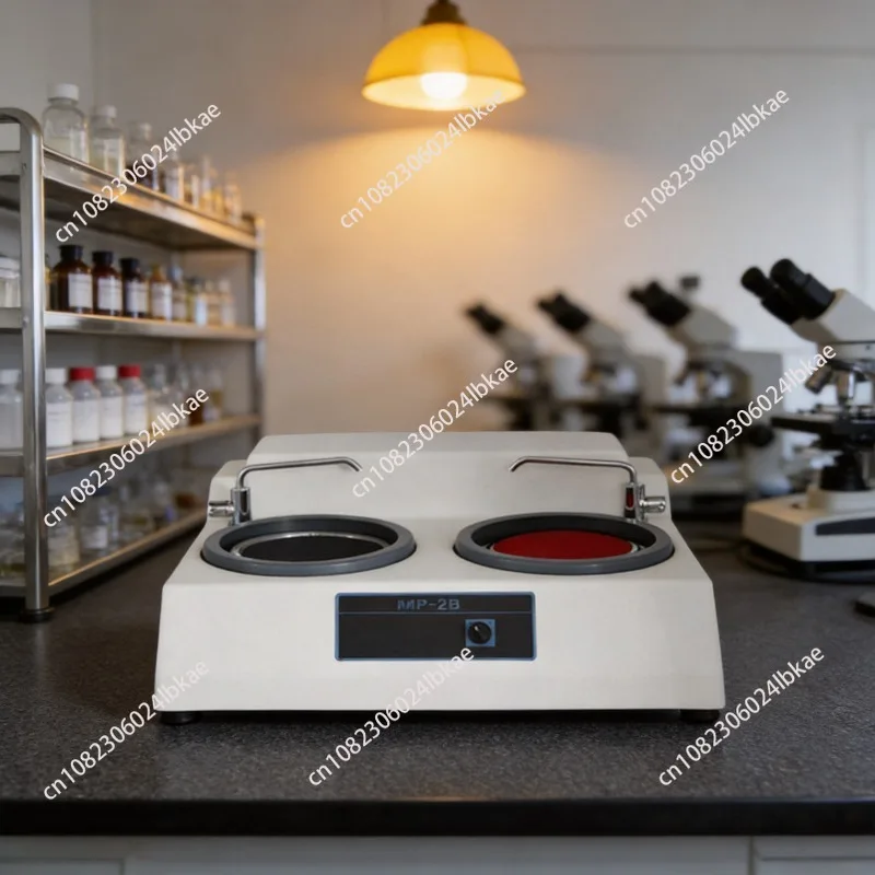 MP-2B Double Disk Metallographic Sample Grinding and Polishing Machine High Speed Grinding Machine Continuously Variable Speed