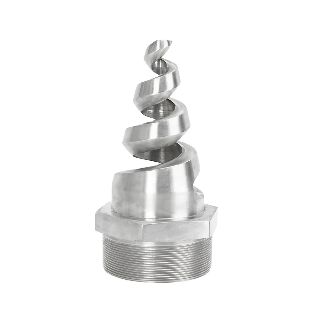 

4Inch Stainless Steel Spiral Nozzle Cooling Tower Cooling Dust Collector Sprinkler Garden Yard Lawn Sprinkler