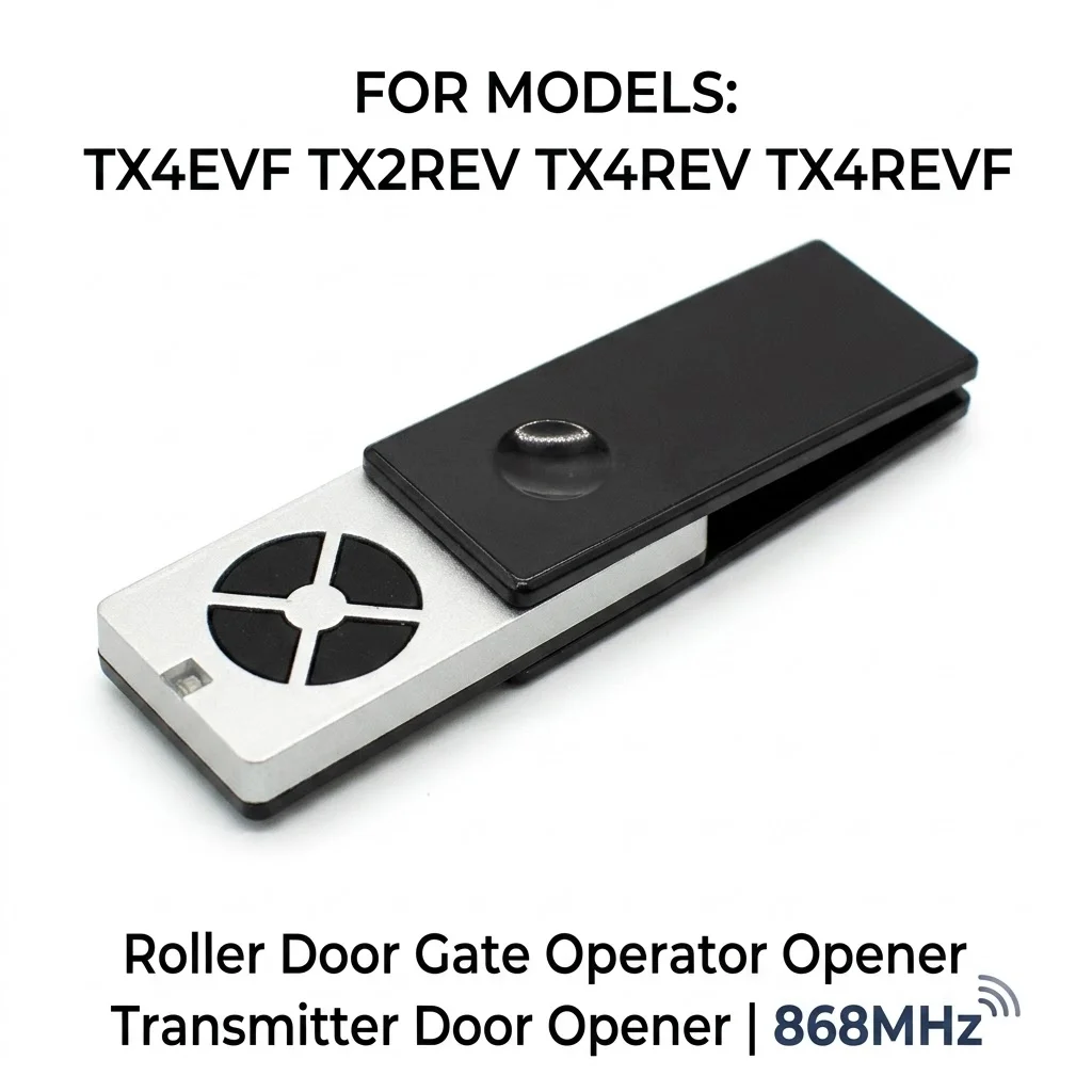 

For TX4EVF TX2REV TX4REV TX4REVF Garage Remote Control Automatic Door 868MHz Command Transmitter