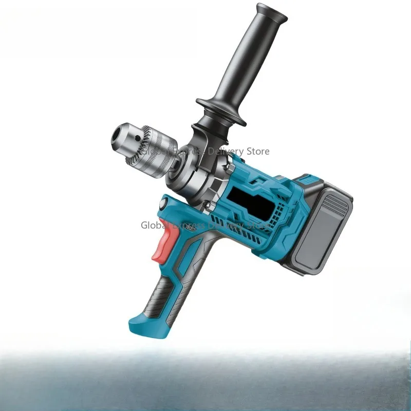 

Brushless Cordless Drill High Power Electric Drill fit Battery Heavy Concrete Mixing Machine Power Tool for Garden