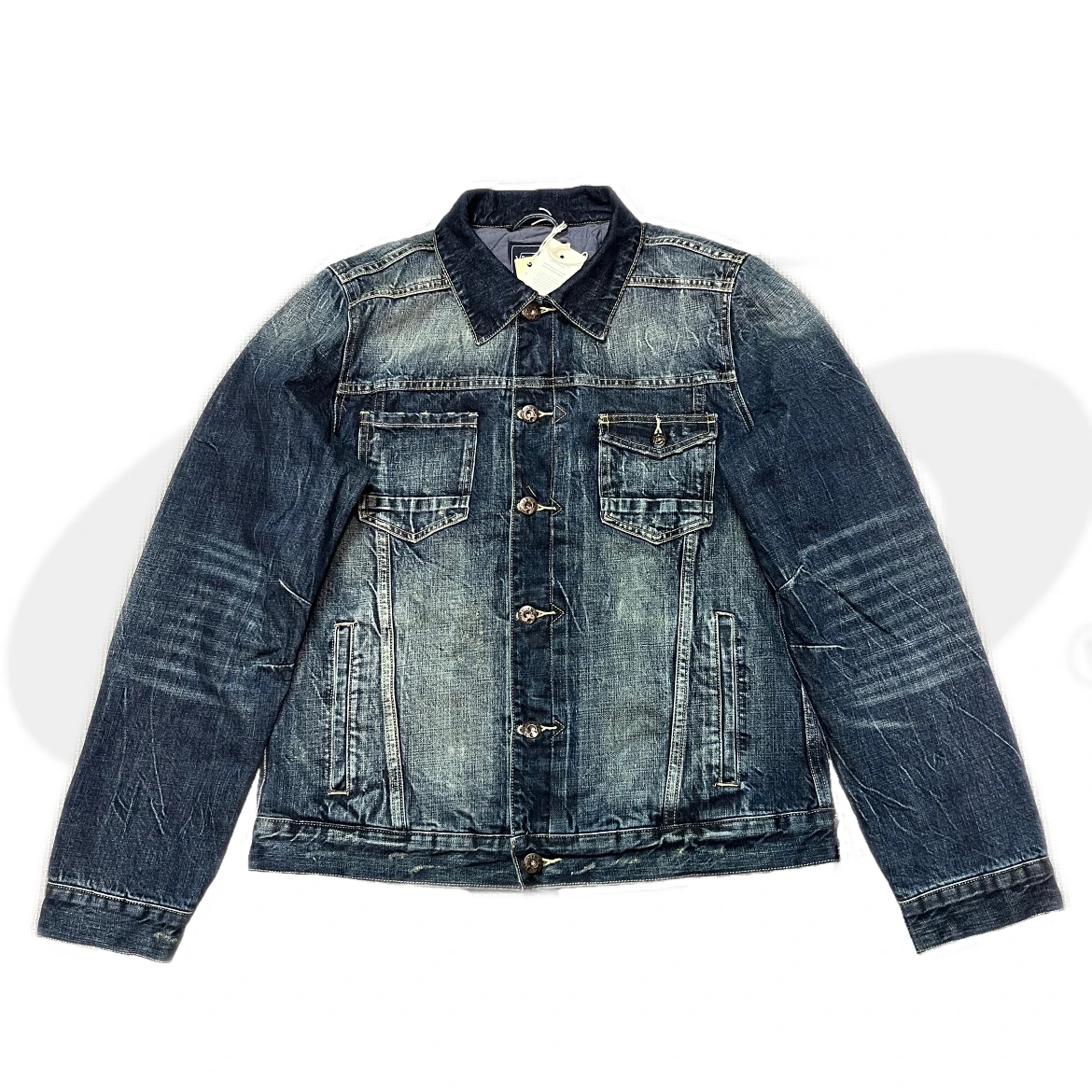 

Джинсовая куртка DS Heavyweight из плотного денима с хлопковой подкладкой, свободного кроя, винтажная, теплая верхняя одежда для мужчин и женщин