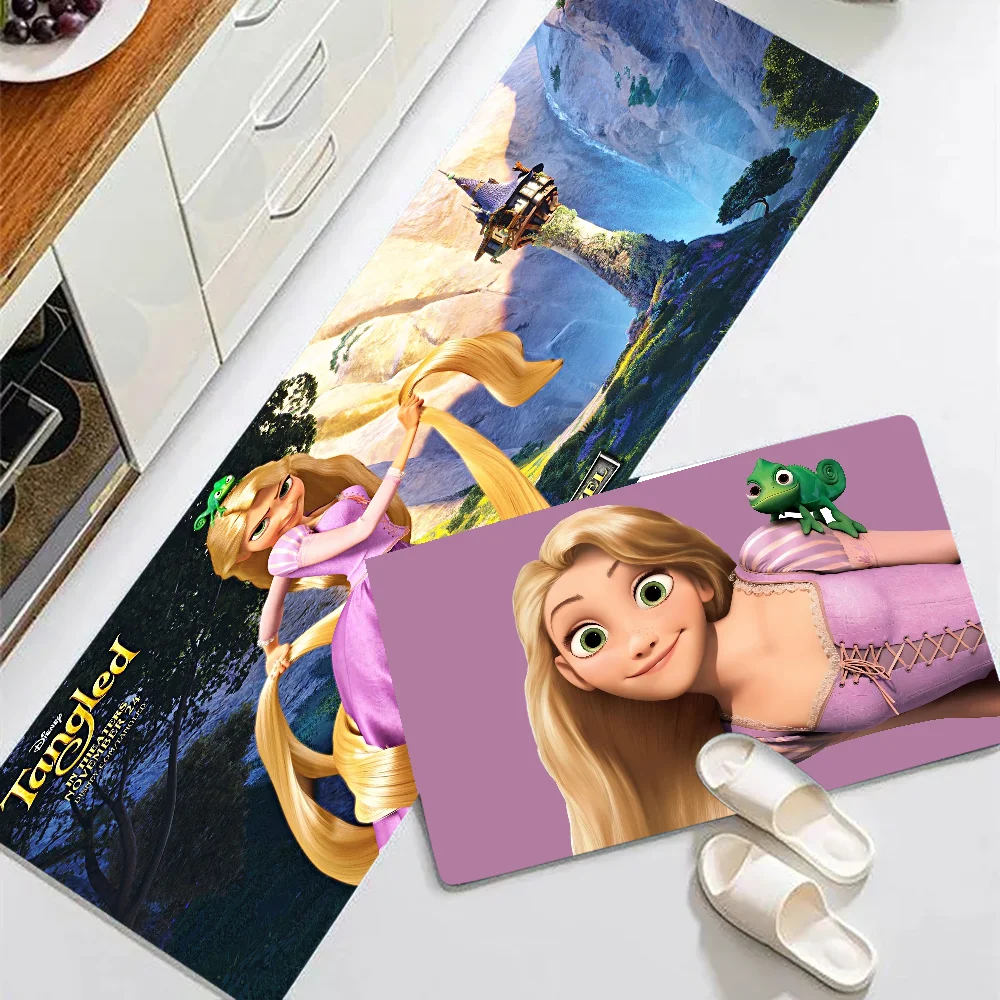 

T-Tangled Rapunzel Floor Mat Graphic Printed Flannel Doormats for Bathroom Kitchen Entrance Carpet Home Decor