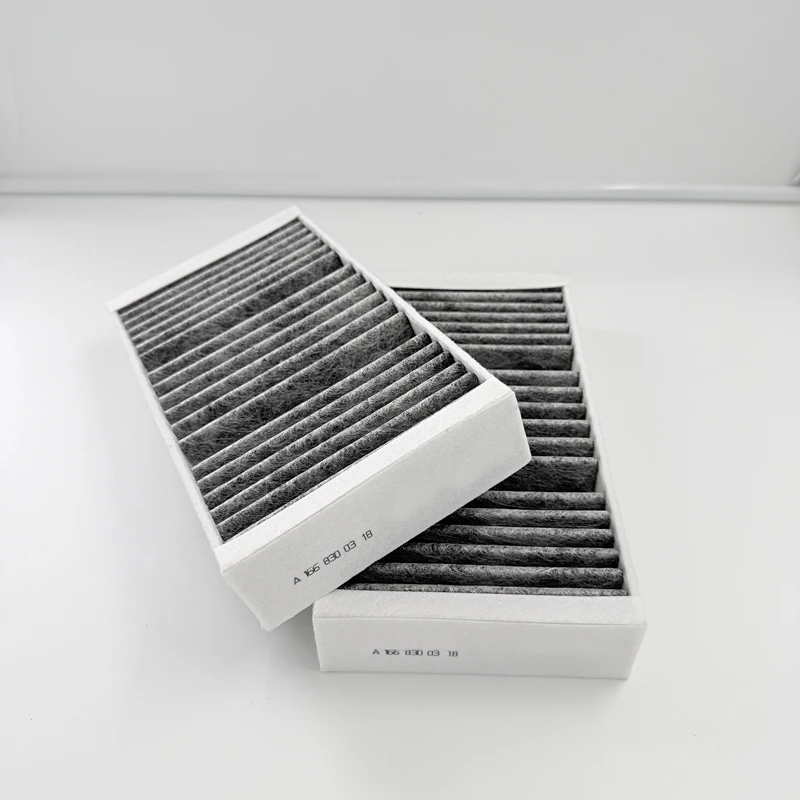 Cabin Filter A1668300318 for Mercedes GL-CLASS X166 2012-2019/M-CLASS W166 2011-2015 Model Car Carbon Fiilter A1668307201