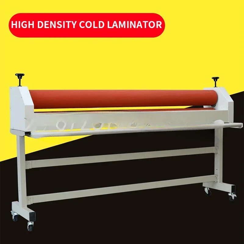 Manual 1600 Cold Laminator 1.6M Laminating Machine Graphic Photo Film Over Film KT Version Photo Album PVC