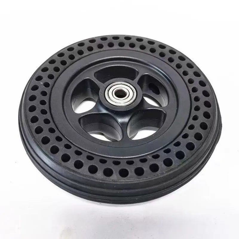 6/8/12 Inch Honeycomb Front Caster Wheel for Universal Sports & Leisure Wheelchair, Non-Slip Wear-Resistant Heavy Duty PU Tire