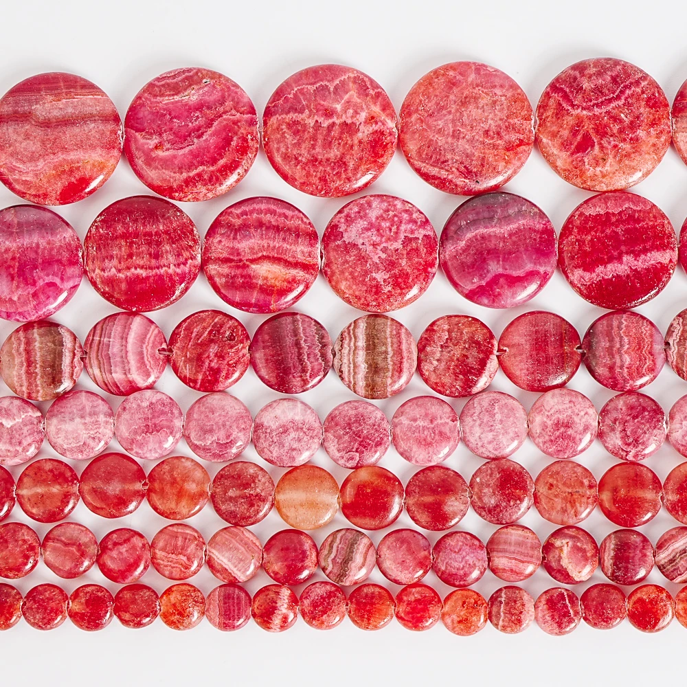 Premium Red Jasper Nearly Circ - Jewelry Making Drill recension och pris