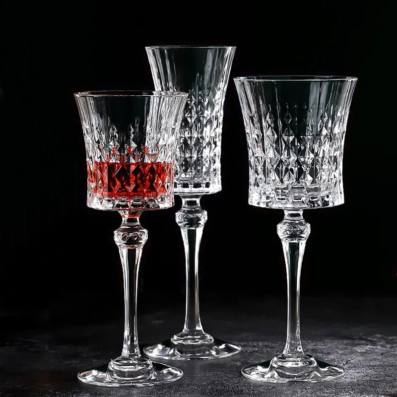 

Luxury Crystal Wine Glass Nordic Fashion Decoration Champagne Glasses Red Wine Glass Modern Art Copas De Vino Barware Supplies