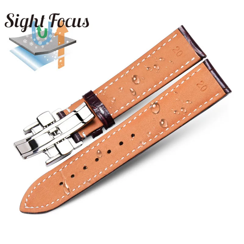 19 20 21mm Genuine Calfskin Watchband for Longines Master L2 L4 L2.755.4.78.3/L2.518.5.77.7 Cowhide Leather Watch Strap Bracelet