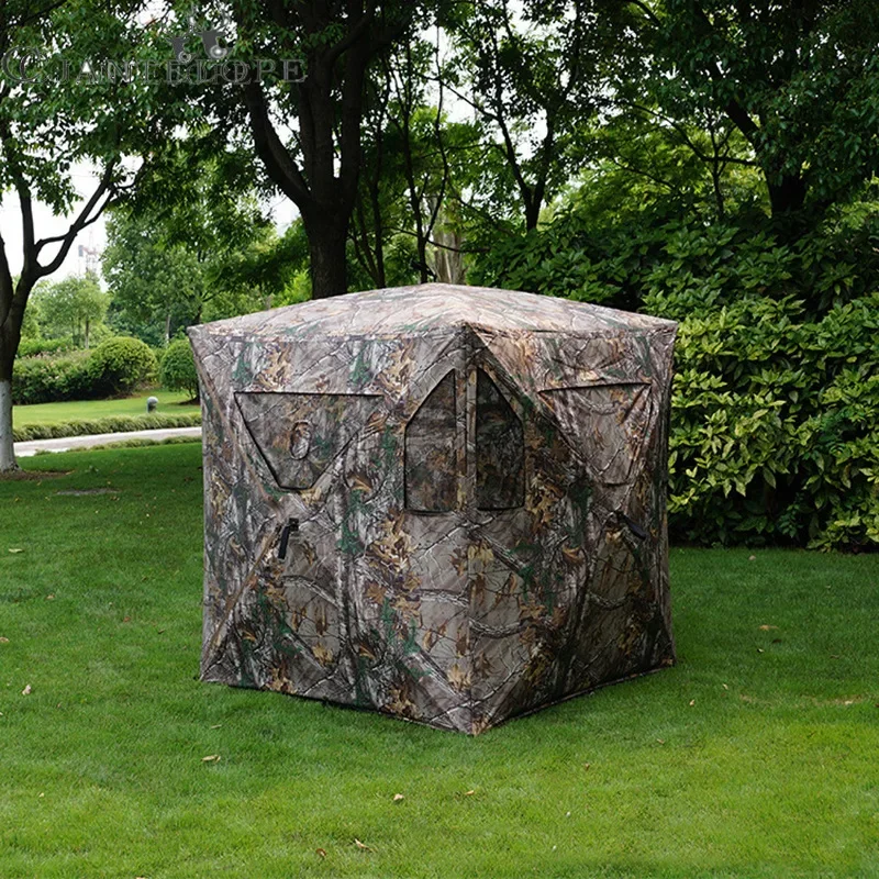 YOUSKY Outdoor Hunting Camouflage Camping Tents, Quick Open Outdoor Camouflage Bird Shooting Tents Winter Trekking Tent