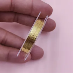 1 Roll 0.3mm*10m Copper Wire Fashion Beading Cord/String DIY Jewelry Making Handmade Material Accessories