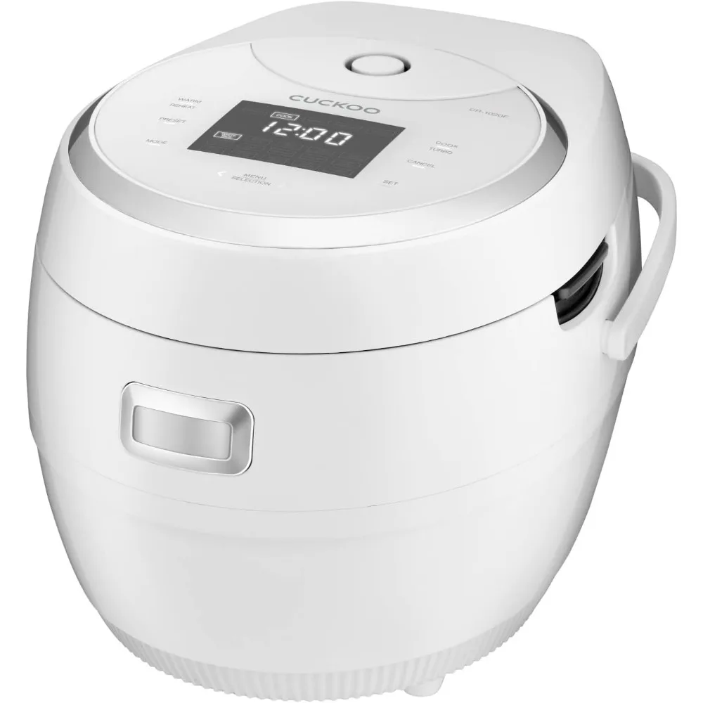 

Rice Cooker, non stick inner pan, 16 menu options, LCD display, fuzzy logic technology, Self cleaning (white)