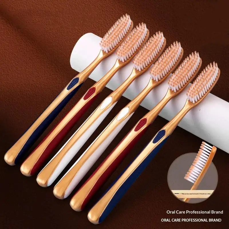 Ultra Soft Bristle Toothbrushes 6 Pack for Sensitive Gums Teeth Gentle Daily Mouth Cleaning Family Dental Care