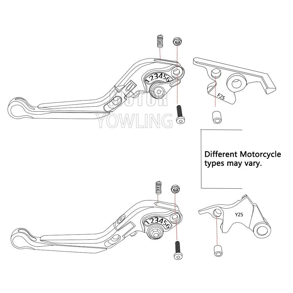 VFR Motorcycle For Honda VFR800 VFR 800 1998-2001 2000 1999 Adjustable Brake Clutch Lever CNC Foldable Extendable Accessories